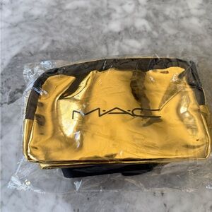 MAC Cosmetics Gold Bag— NEW!